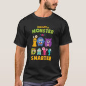 This Little Monster is 100 Days Smarter School Kid T-Shirt (Vorderseite)