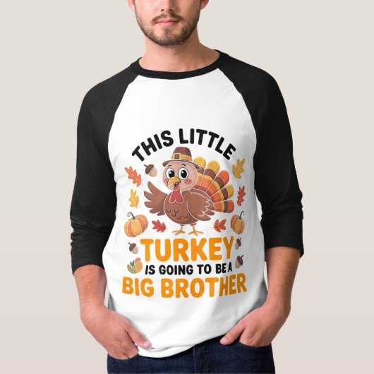 This Little Turkey Big Brother Reveal T-shirt (Vorderseite)