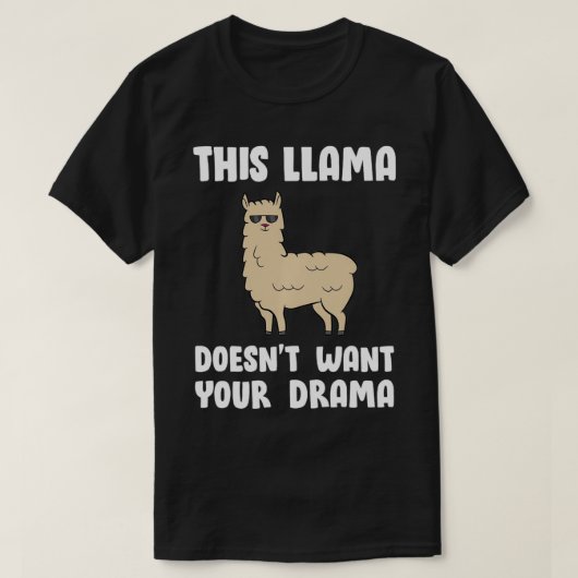 This Llama Doesn't Want Your Drama Pullover (Design vorne)