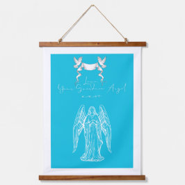 This 'Love Letter' design elevates the mind, body Wandteppich Mit Holzrahmen