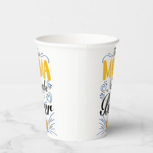 This Mama Needs a Beer Pappbecher (Rechts)