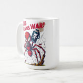 This Means War! – Spider’s Revenge Kaffeetasse (Vorderseite Links)