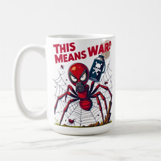 This Means War! – Spider’s Revenge Kaffeetasse (Links)