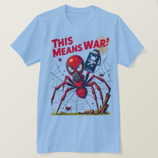 This Means War! – Spider’s Revenge T-Shirt (Design vorne)