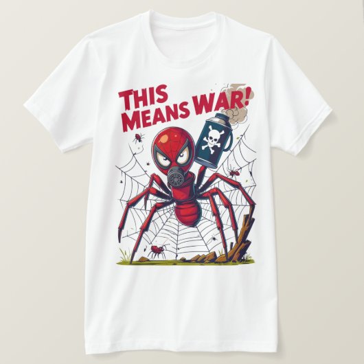 This Means War! – Spider’s Revenge T-Shirt (Design vorne)