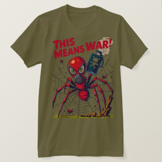 This Means War! – Spider’s Revenge T-Shirt (Design vorne)
