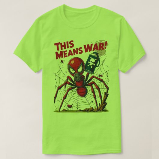 This Means War! – Spider’s Revenge T-Shirt (Design vorne)
