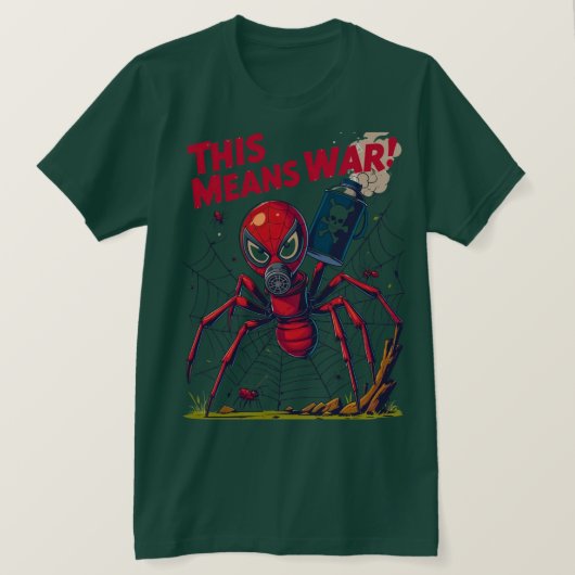 This Means War! – Spider’s Revenge T-Shirt (Design vorne)