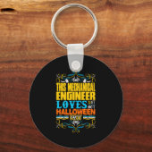 This Mechanical Engineer Loves 31st Oct Halloween Schlüsselanhänger (Vorderseite)