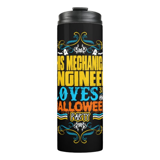 This Mechanical Engineer Loves 31st Oct Halloween Thermosbecher (Vorderseite)