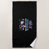 This Mermaid is 8 Years Old 8th Girls Birthday Par Strandtuch (Vorderseite)