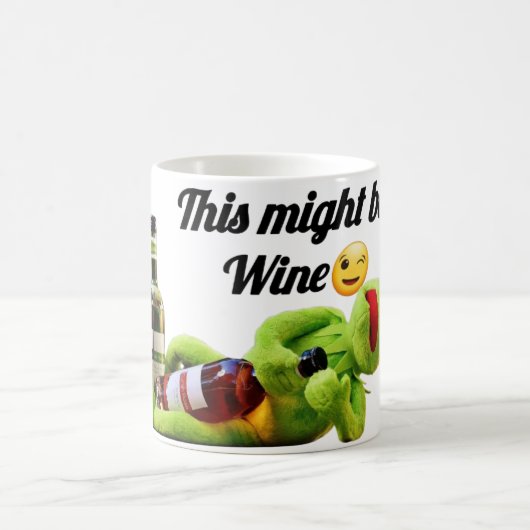 This Might Be Wine | Funny Mug for Wine Lovers Kaffeetasse (Mittel)