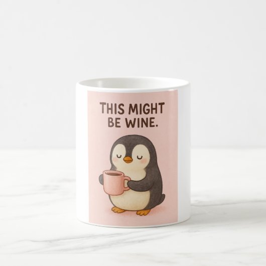 This might be wine - funny quote mug kaffeetasse (Mittel)