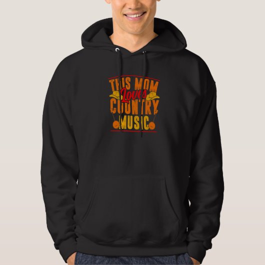 This Mom Loves Country Music Hoodie (Vorderseite)