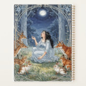 This Moonlit Muse Art Nouveau Planer (Rückseite)