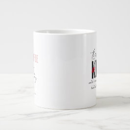 This Mug is a Kiss Jumbo-Tasse