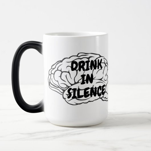This mug is an advertisement for inner peace. verwandlungstasse (Links)