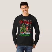 This My Christmas Pajama Great Dane Scarf Santa T-Shirt (Vorne ganz)