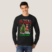 This My Christmas Pajama Miniature Schnauzer Sant T-Shirt (Vorne ganz)
