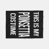 This My Insettia Costume Lazy Christmas Men Women Fleecedecke (Vorderseite (Horizontal))