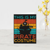 This My Rate Costume Retro Halloween Men Boys Kids Karte (Gelbe Blume)