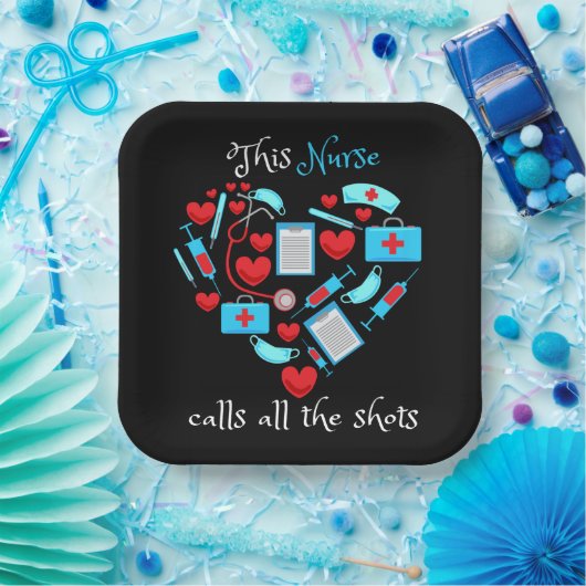 This Nurse Calls All The Shots Pappteller (Party)