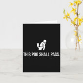 This O Shall P Funny Quote Birthday Party Gag Gift Karte (Gelbe Blume)