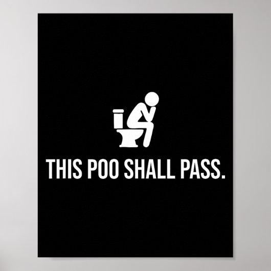 This O Shall P Funny Quote Birthday Party Gag Gift Poster (Vorne)