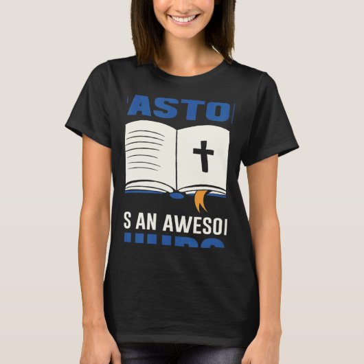 This Pastor Has An Awesome Congregation Pastor App T-Shirt (Vorderseite)