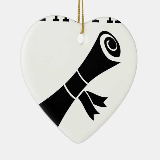 This PhD is no BS Keramikornament (Rechts)