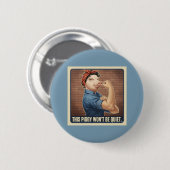 This Piggy Won't Be Quiet Button (Vorne & Hinten)
