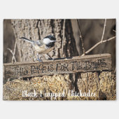 This place is for the birds magnet (Vorderseite)