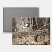 This place is for the birds magnet (Vorderseite/Rückseite)