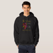 This Queen Was Born in December Black Woman Girl B Hoodie (Vorne ganz)
