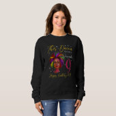 This Queen Was Born On December 9 Black Woman Girl Sweatshirt (Vorne ganz)