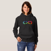This rainbow infinity design can symbolize so many hoodie (Vorne ganz)