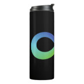 This rainbow infinity design can symbolize so many thermosbecher (Nach links gedreht)