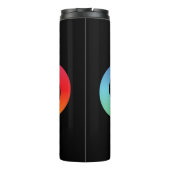 This rainbow infinity design can symbolize so many thermosbecher (Rückseite)
