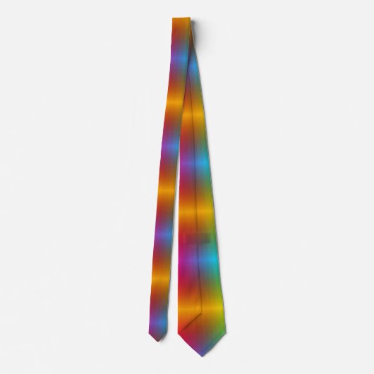 This rainbow pattern necktie krawatte (Rückseite)