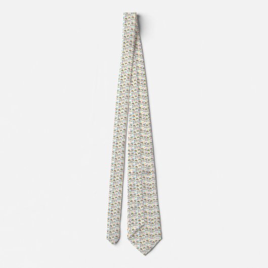 This rainbow pattern necktie krawatte (Rückseite)
