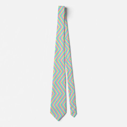 This rainbow pattern necktie krawatte (Vorderseite)