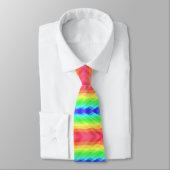 This rainbow pattern necktie krawatte (Gebunden)