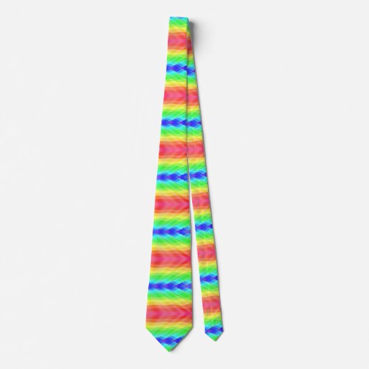 This rainbow pattern necktie krawatte (Vorderseite)