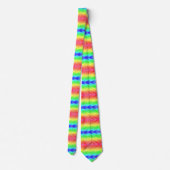 This rainbow pattern necktie krawatte (Rückseite)