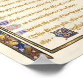 "This Sceptered Isle" Rede - Richard II Poster (Ecke)