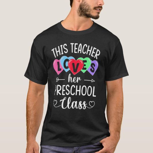 THIS TEACHER LOVES HER PRESCHOOL CLASS Shirts Vale (Vorderseite)