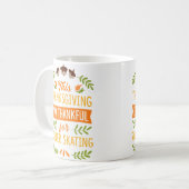 This Thanksgiving I'M Thankful For Roller Skating Kaffeetasse (Vorderseite Links)