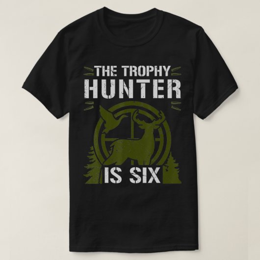 This Trophy Hunter Is Si Duck Deer Hunter 6th Birt T-Shirt (Design vorne)