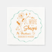 This Wife is a Show Girl Bachelorette Weekend Serviette (Vorderseite)