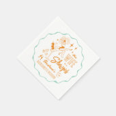 This Wife is a Show Girl Bachelorette Weekend Serviette (Ecke)